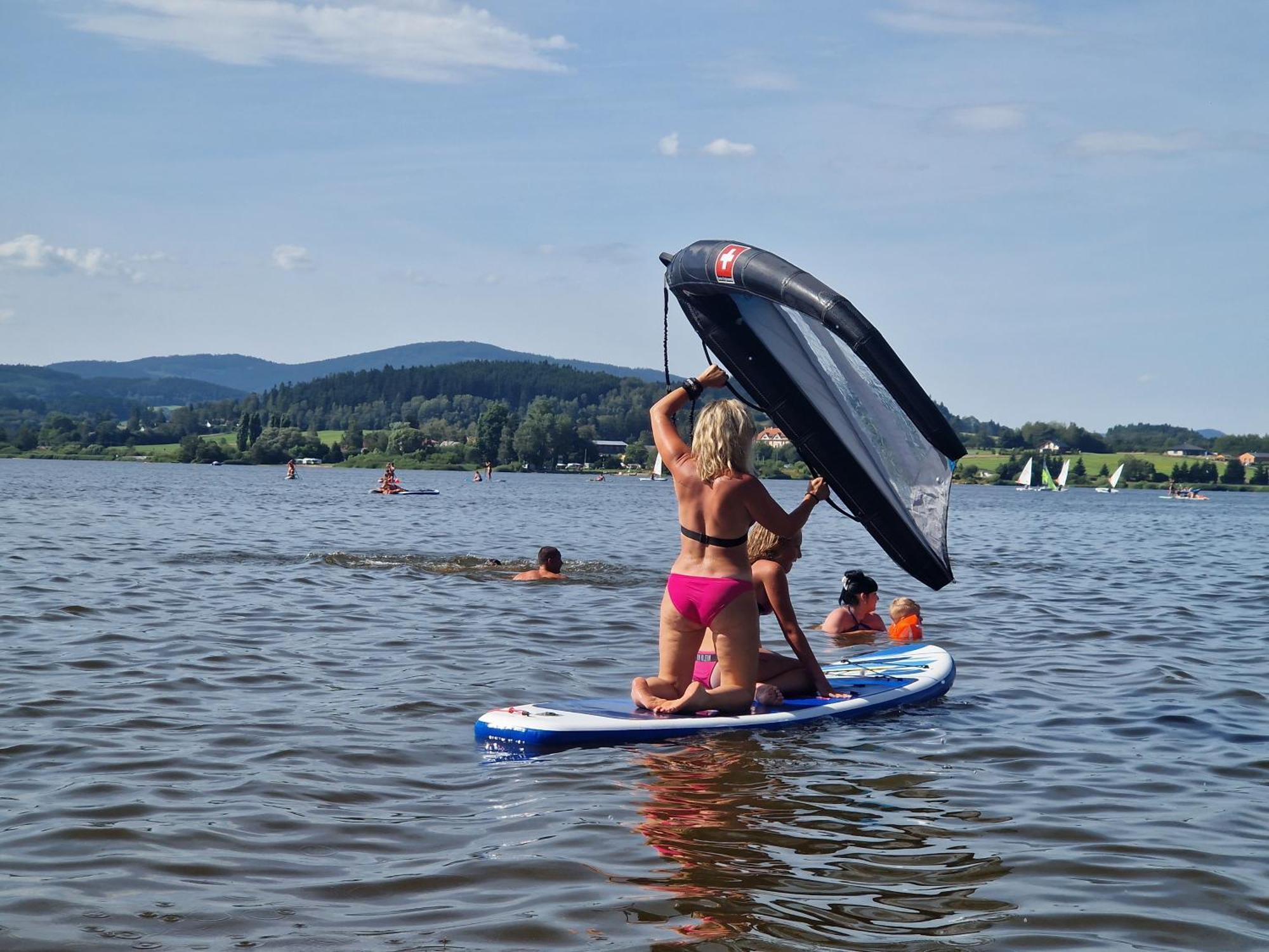 Relax Vila Lipno- Apartman V Podkrovi U Plaze Windy Point Černá v Pošumaví Exterior foto