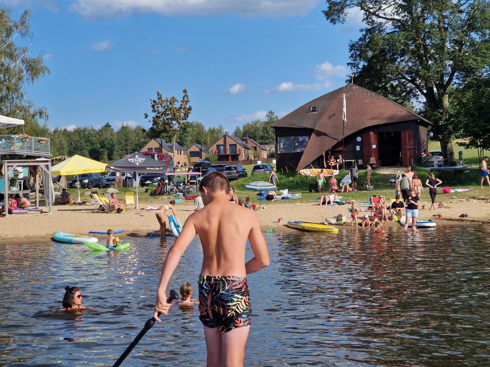 Relax Vila Lipno- Apartman V Podkrovi U Plaze Windy Point Černá v Pošumaví Exterior foto